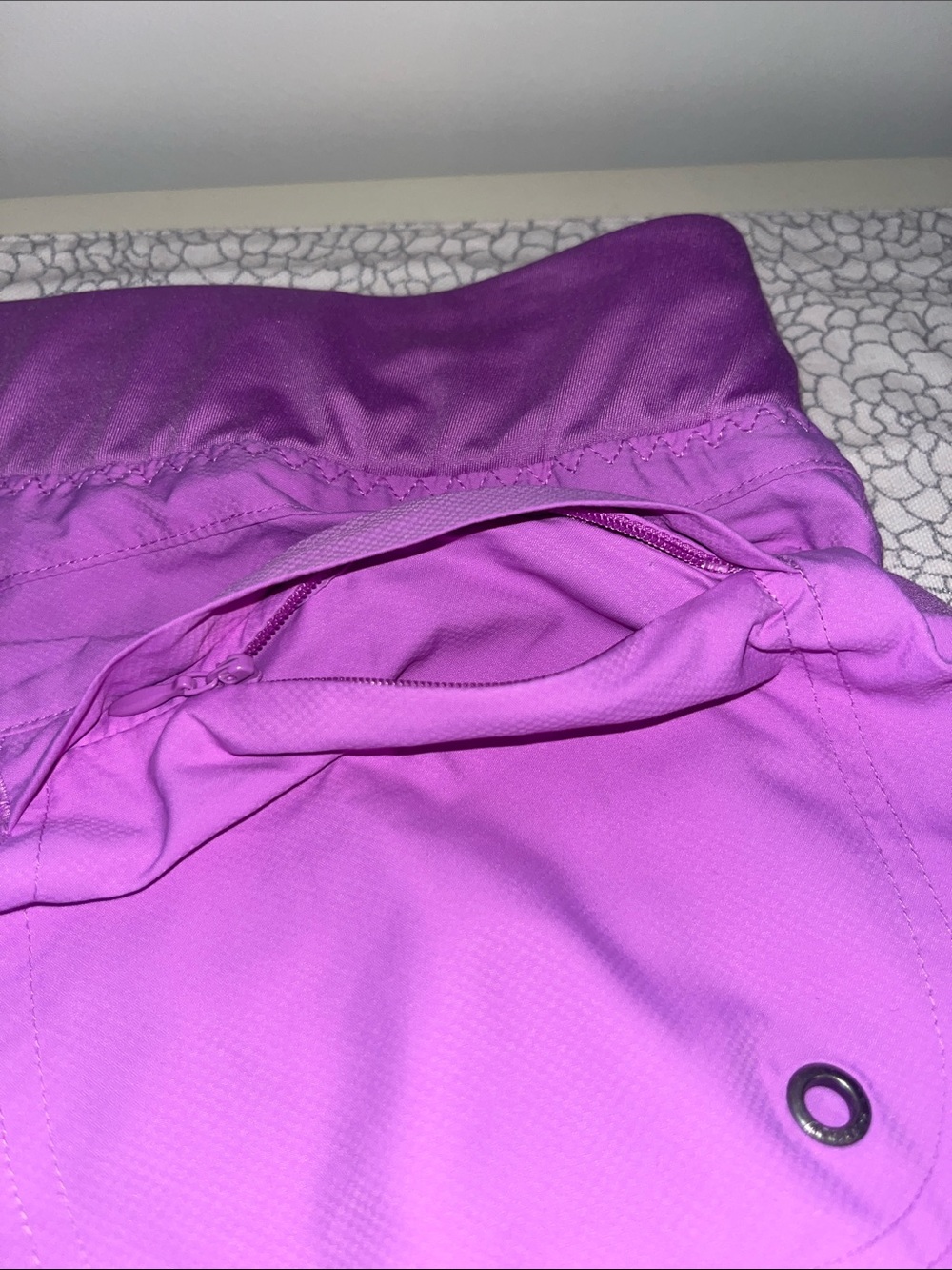 Athleta Purple Women's Athletic Shorts - Picture 7 of 11
